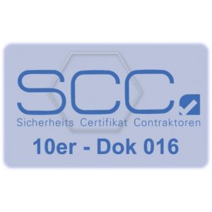 10er Paket SCC Dok-16 Zugangscodes Personenzertifizierung