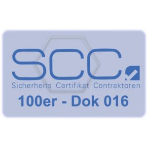 100er Paket SCC Dok-16 Zugangscodes Personenzertifizierung